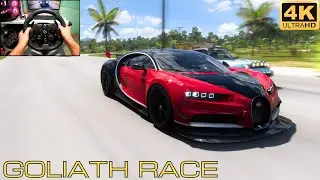 Bugatti Chiron - Forza Horizon 5 | Goliath Race Gameplay | Logitech G923 Steering Wheel
