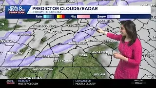 Cloudy New Year's Eve, snow showers tonight in south-central Pennsylvania