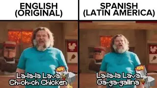 Lava Chicken Song English vs Spanish Version
