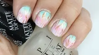 Spring Ombre Nail Art