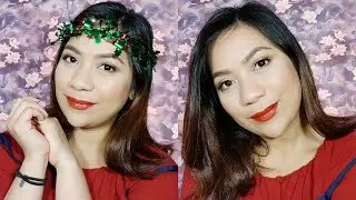 MERRY CHRISTMAS! | EASY Makeup | Chitchat TAGALOG!