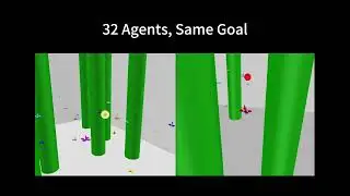 Decentralized Control of Quadrotor Swarms using End-to-end Deep RL - 32 agents