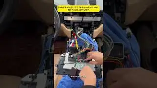 Install 12.3' Android for #porschemacan #porschemacangts carplay #rebuilt PCM3.0-4.0 to Moden Design