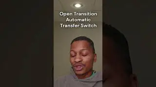 OPEN TRANSITION AUTOMATIC TRANSFER SWITCH?  #dcim #datacentermanagement #controls