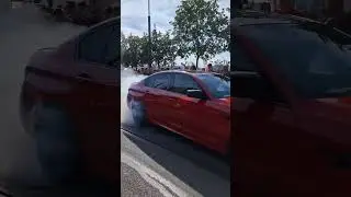 Bmw M5 Burnout Chaos Car event