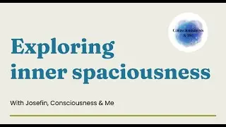 Exploring inner spaciousness #nondualism #innerspaciousness
