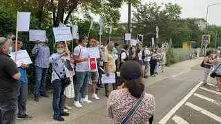 Frankfurt protest opposite Iranian consulate 26/06/2020