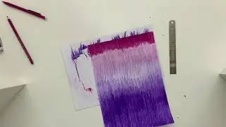 Simple galaxy drawing by Pencil colors