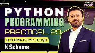 PostgreSQL Setup & Python Connection | Python Practical No. 29 | Diploma K Scheme Semester 4