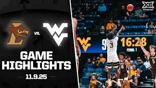 Lehigh vs. West Virginia Highlights | 2025-26 Big 12 Men&rsquo;s Basketball