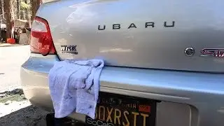 De-Badging My Trunk Subaru Sti