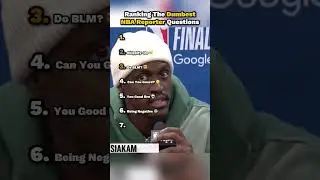 Ranking The Dumbest NBA Reporter Questions 😭💀