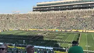 2025-10-04 Notre Dame vs Boise State Band Halftime Show #1