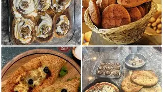 عملت ٣ مخبوزات من نفس العجينه خبز 🥯 🍕 سيناببون روول |سفره مع سمر