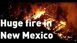 Wildfire rips through New Mexico forcing hundreds to evacuate