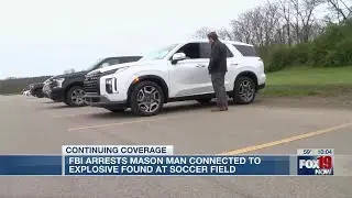 FBI arrests Mason man connected to explosive found at a soccer field