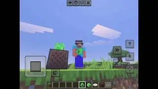 Steve tries Minecraft Creative mode!
