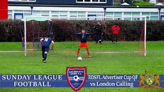 QUARTER FINAL SHOOTOUT! 🎯 | SUNDAY LEAGUE | Caldecott Arms vs London Calling Vets | Advertiser Cup