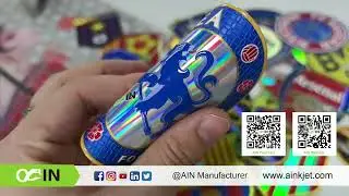 #AIN Manufacturer 3D UV DTF Laser TPU Soft Printing Brand new shiny colorful laser With Soft UV Ink