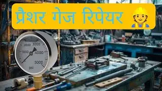 👷Mechanical Pressure Gauge Repair in Industry | Full Workshop Process Step by Step