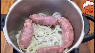 lingui&ccedil;a assada na press&atilde;o, sem agua e pronta em 5 minutos
