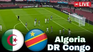 Algeria vs DR Congo LIVE | Africa Cup of Nations qualifiers⚽ Simulation VideoGame