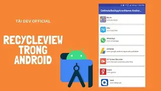 RecyclerView trong Android | Tài Dev Official