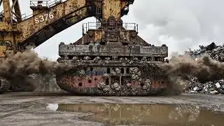 Magnet Arm in Action &ndash; Raw Scrap Yard Power (No Edits, Real Sound)