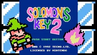Solomon's Key 2 (Fire 'n Ice) NES gameplay: world 2