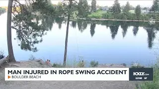 Man injured in rope swing accident at Boulder Beach