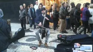 Urban Cello-Ricardo Januário Busking Porto