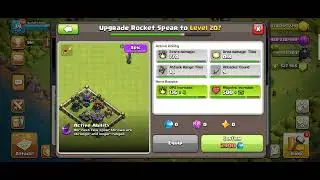 Clash of clans upgrade to Rocket spear level 21#ClashOfClans #COC#ClashOfClansAttack#ClashOfClansStr