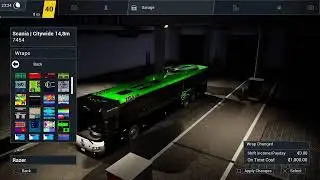 Bus Simulator 21    1/25/26 Bus # 7454 Run #009 Line # 107  2 trips  left