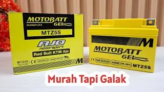 Review & Tes Aki Motor MOTOBATT GEL MTZ5S 12 Volt 4.2 Ah di Yamaha V-ixion