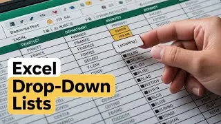 Как быстро создать раскрывающийся список в Excel | Пошаговое руководство