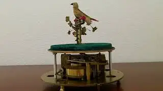 Vintage Singing Bird Cage