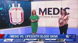 MEDIC vs Lifesouth blood drive underway
