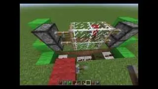 Minecraft - Puerta 2x2 Con Pistones y Dos Palancas