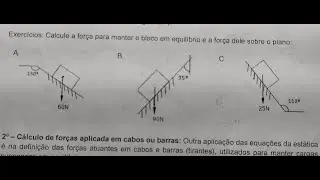 exercícios pagina 9 da apostila de resistência dos materiais. parte 1.