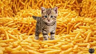 😺 Kitty Tap Tap!!Dreaming of food 🤤Which bed wins???#ai #cat #funny