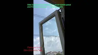Side Casement windows with a fixed middle panal & Triangle windows หน้าต่างสามเหลี่ยมtel064-292-9446