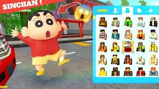 Sinchan New Update In School Party Craft New Character New Video | School Party Craft Gameplay