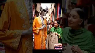 Alien tried bargaining with Desi Aunty and FAILED#funny #alien#comedy#shopping#bargaining#desi#aunty
