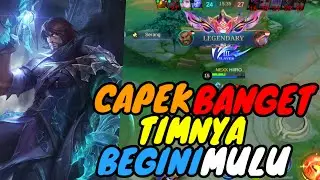CAPEK BANGET PUSH RANK EH MALAH SATU TIM SAMA YG BEGINI | ROGER GAMEPLAY - MOBILE LEGEND