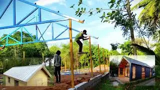 240feet Asbestos sheet shed for chicken farm   Trichy , Contact:9965881477