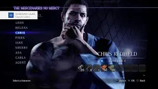 Resident evil 6 Golden THE mercenaries no mercy CHRIS R ( Creature workshopscore :2171256)