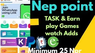 New eSewa  Earning App | Nep Point earning apps| make money online | 