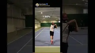 Backhand 0-100% 😎#tennis 💪 #tennislife 🎾 #tennis #tennislife #puretennis