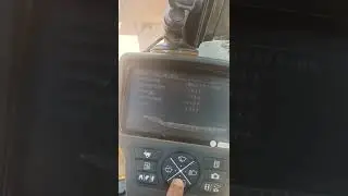 cara mengisi machine select monitor excavator SH350-6