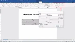 How to use table tools in Ms Word, how to use layout in Ms Word | Part 3